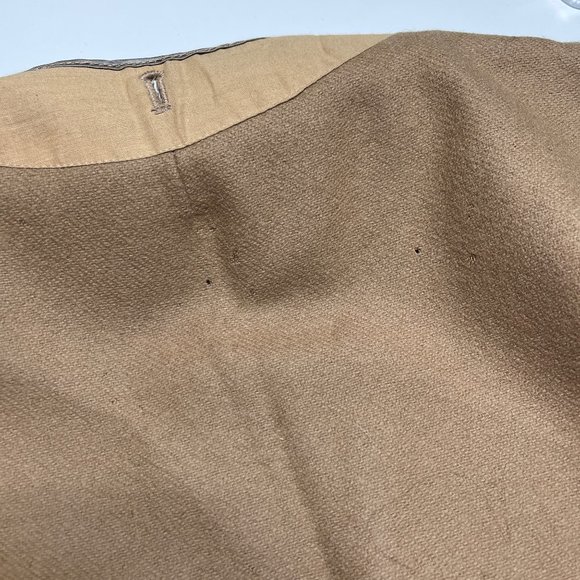 Burberry Wool Replacement Trench Coat Liner Camel Tan Button Out - Picture 5 of 12